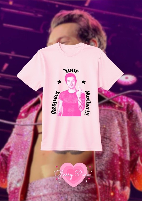 Producto - Remera rosa Hey Respect Your Mother - DTF