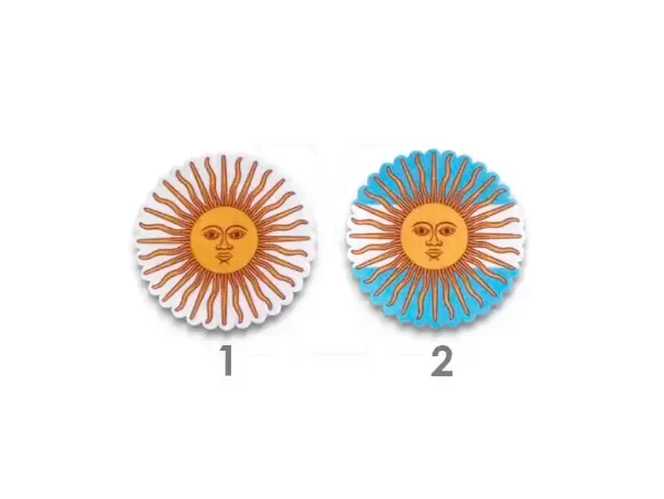 Producto - APLIQUE ESTAMPADO TERMOAD SOL BANDERA ARGENTINA CHICO 5CM
