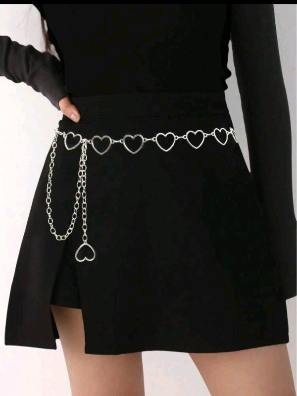 Producto - Cinto Chains Y2K Corazones - 1