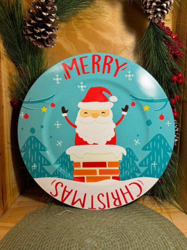 Producto - Plato de Sitio Merry Christmas 33cm (Efectivo: 9.200)