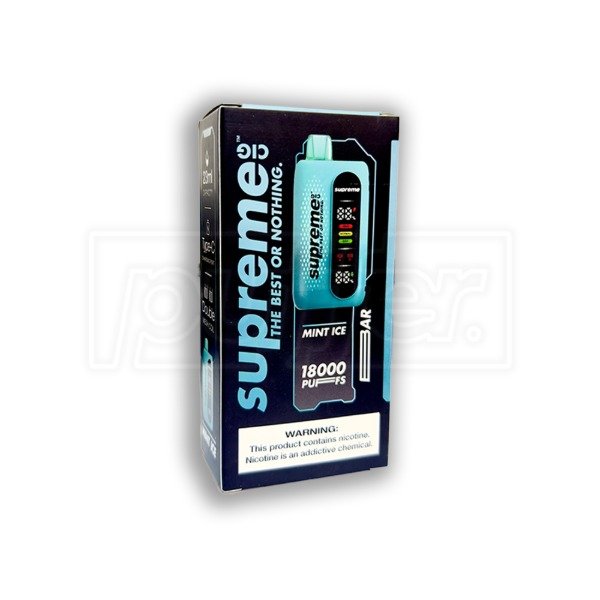 Producto - Supreme Cig  - Mint Ice (18.000 PUFFS)