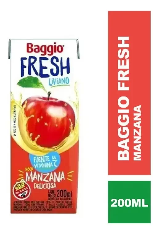 Producto - fresh manzana 200ml [BAGGIO]