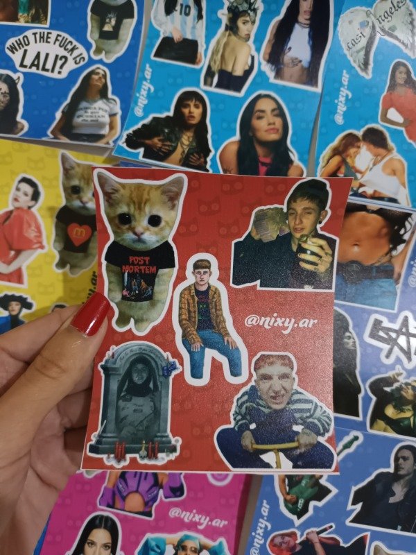 Producto - Plancha de stickers Dillom