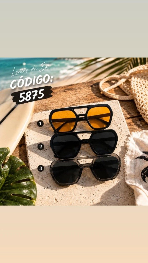 Producto - Lente de sol cod 5875 - 0