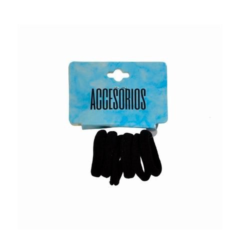 Producto - COLITA PARA EL PELO 3.5CM NEGRA X6 UNIDADES