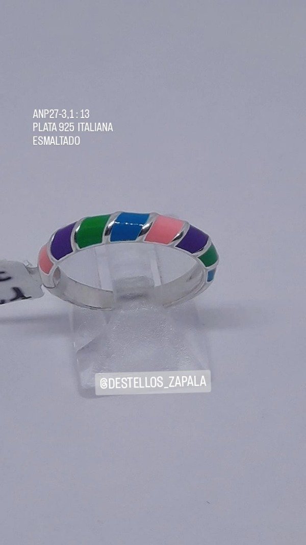 Producto - ANILLO ESMALTADO