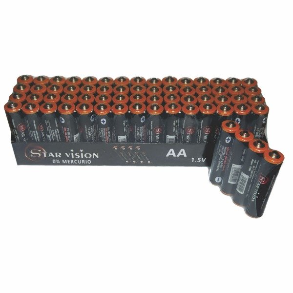 Producto - PILAS AA STAR VISION PACK X60 UNIDADES