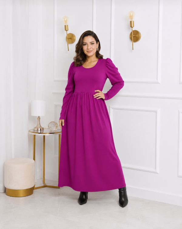 Producto - Vestido térmico manga larga MAGENTA (Art. 424) Talle L y 2XL