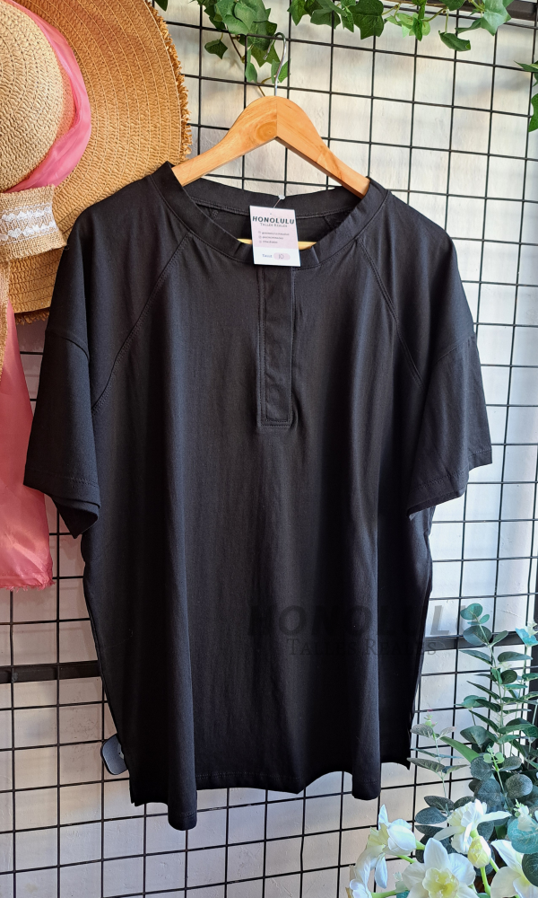 Producto - Remera cuello Mao Negro