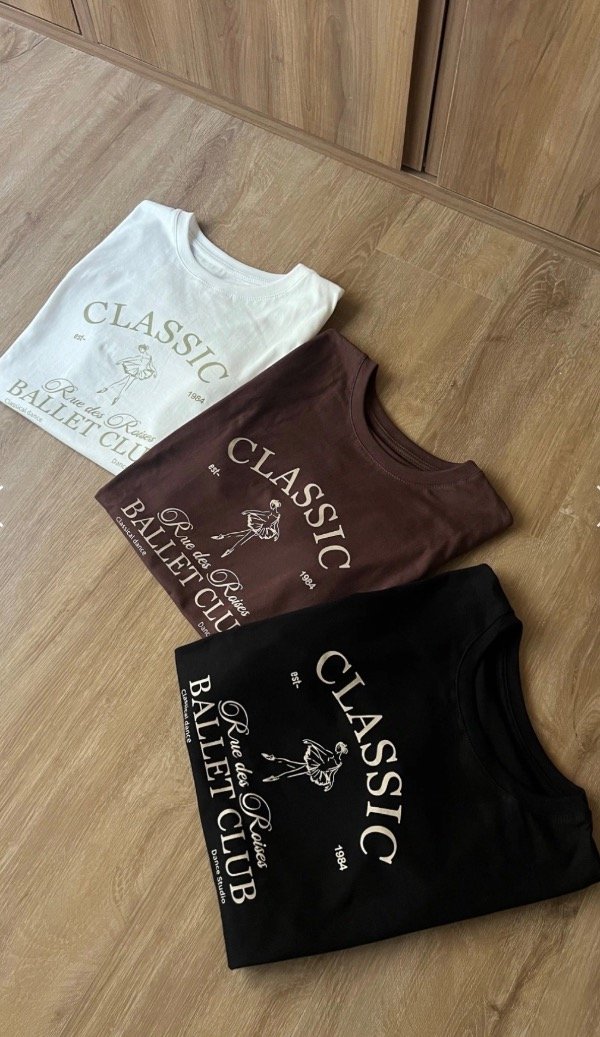 Producto - Remera BALLET CLUB - 3 colores - 0