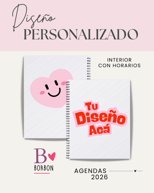 Producto - AGENDA 2026 PERSONALIZADA - CON HORARIOS