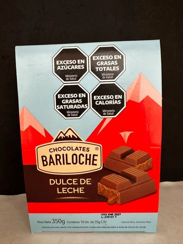 Producto - Chocolate Bariloche Relleno Dulce de Leche