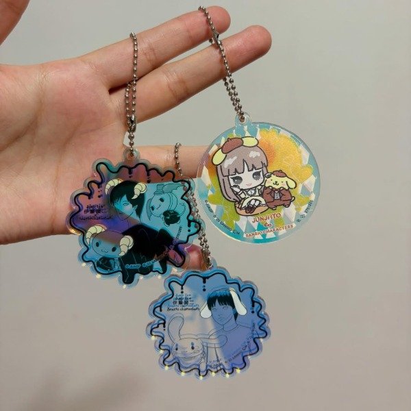 Producto - Llaveros de acrílico Junji ito x Sanrio