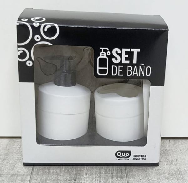 Producto - SET DE BAÑO X 3 QUO