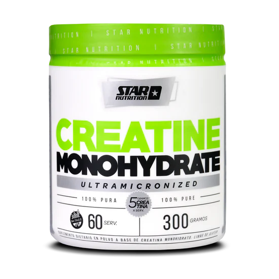 Producto - Creatina Star Nutrition - Monohidrato 100 por ciento USA, en pote 300 g