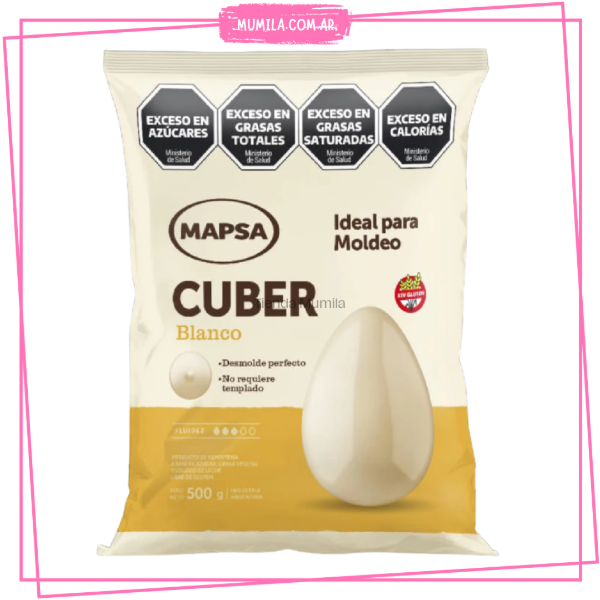 Producto - Chocolate Blanco x500gr Mapsa botones