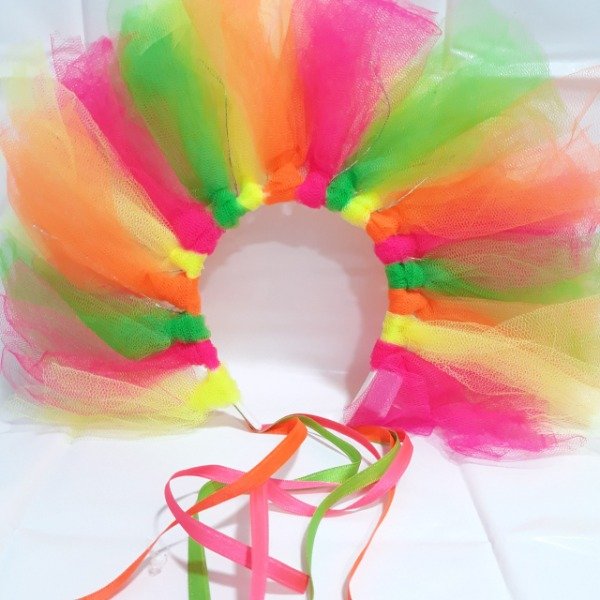 Producto - Vincha de Tul "Tricolor"