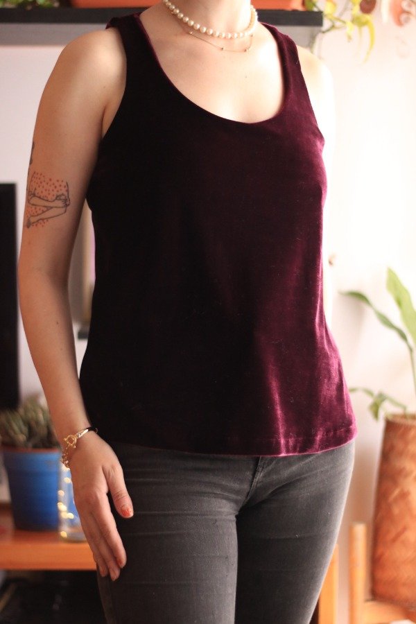 Producto - Blusa terciopelo Clara Ibarguren