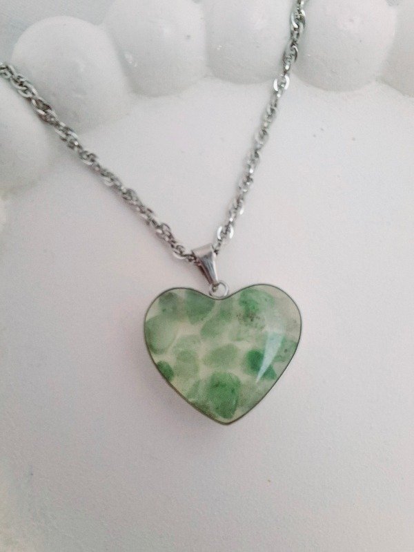 Producto - Collar Corazón de aventurina
