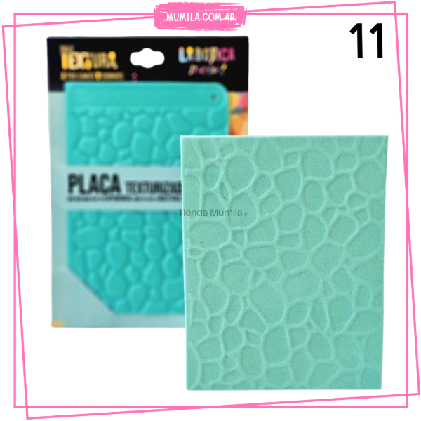 Producto - Placa Texturizadora Piedras MODELO 11 La Botica
