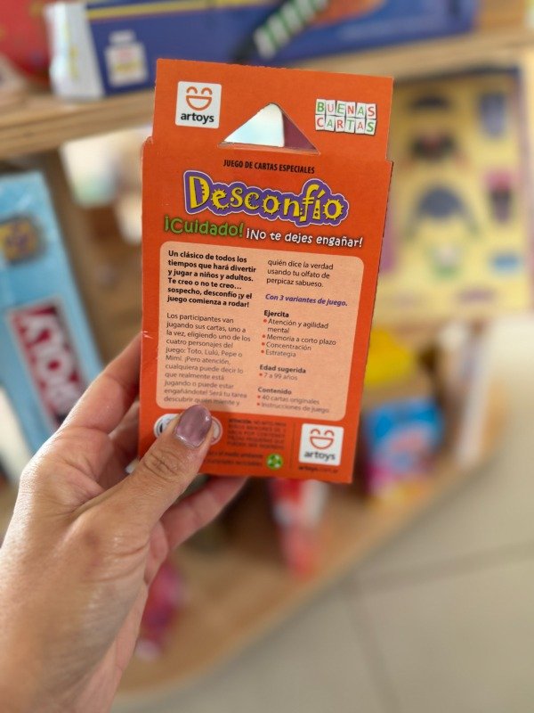 Producto - Desconfío - Juego de bolsillo