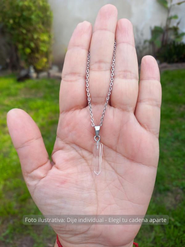 Producto - Dije Cuarzo Cristal - Punta de Luz