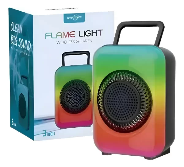 Producto - Mini Parlante Portatil Flame Light Bluetooth Radio
