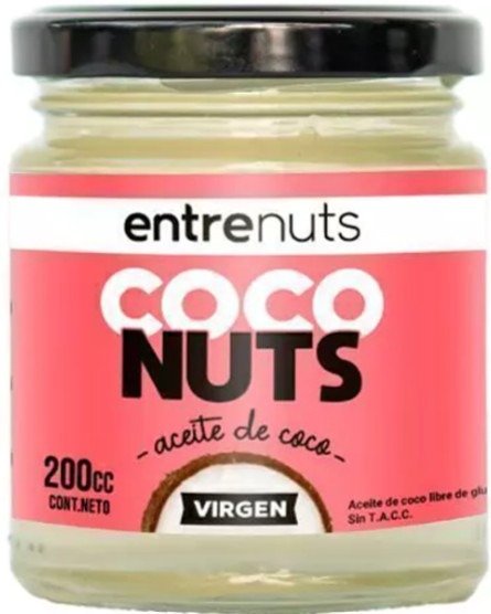 Producto - Aceite de coco Virgen Entrenuts x 200cc