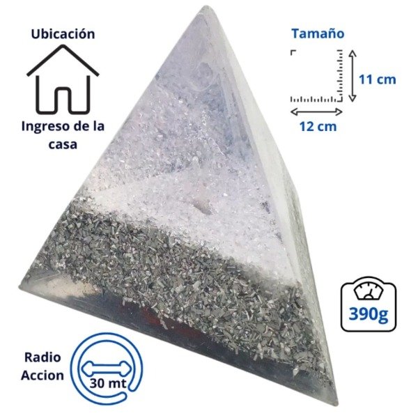 Producto - Pirámide tetraédrica grande Cristal de Cuarzo