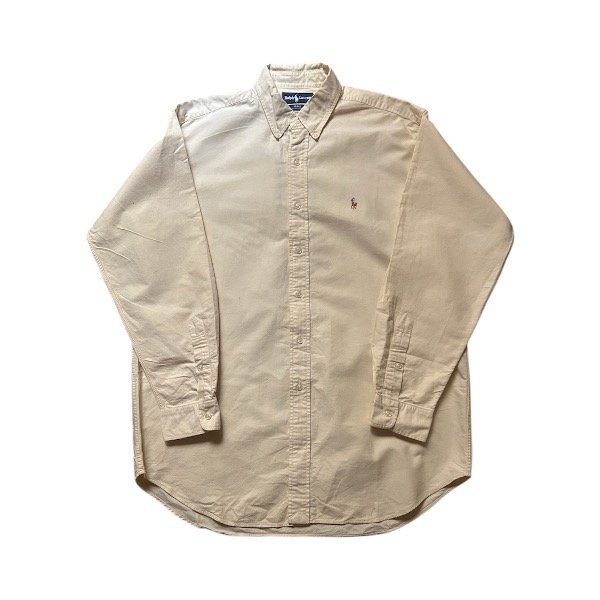 Producto - 1990s Camisa Polo Ralph Lauren Amarilla