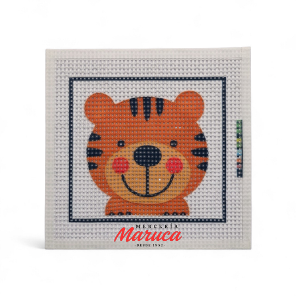 Producto - Tapiz con lanas incluidas 20 x 20. Art TB 290.