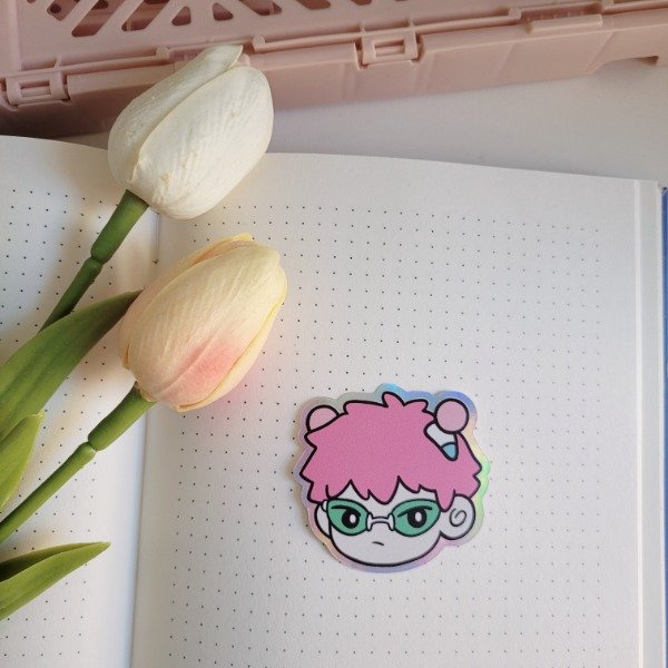Producto - Sticker holográfico - Saiki