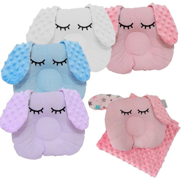 Producto - Almohada Anti Cabeza Plana Perrito Minky