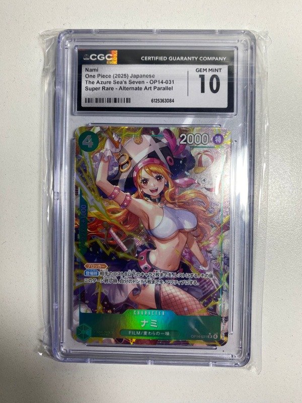 Producto - Nami - CGC 10 Gem Mint - OP14-031 SR Alternate Art Parallel