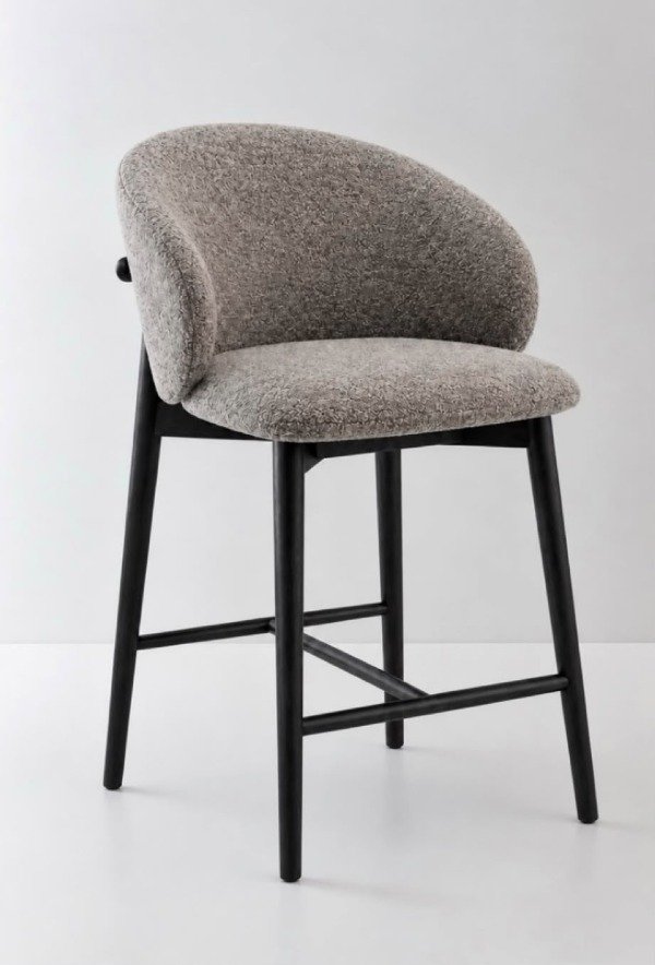Producto - Banqueta - Silla alta Khira [Natural/Negra] - 0