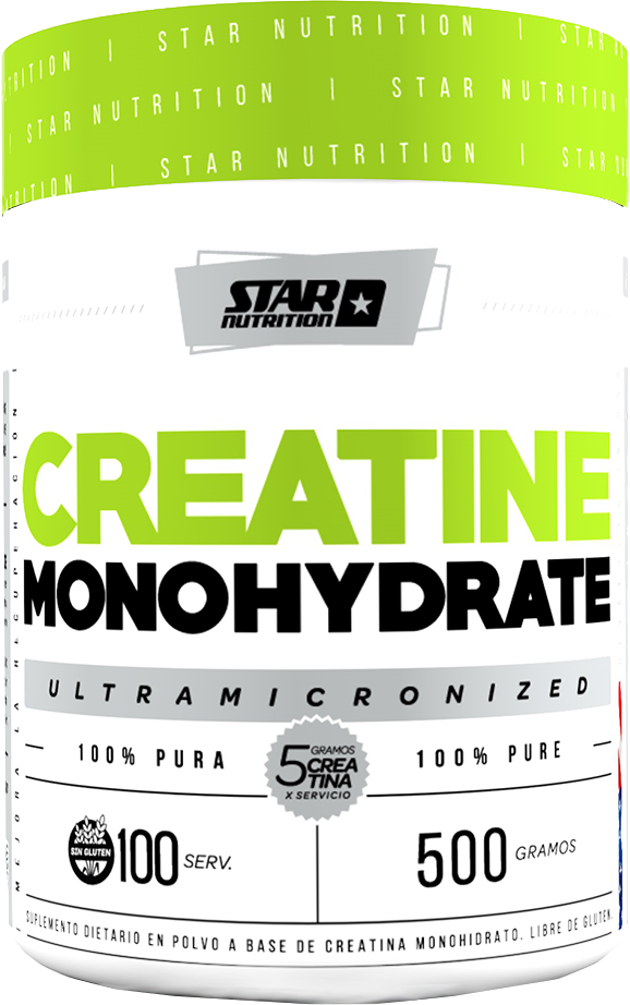 Producto - Creatina Monohidratada 500Gs - 100 servicios En Pote Star Nutrition