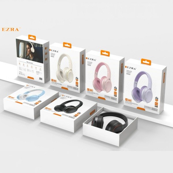 Producto - Auricular EZRA Vincha Bluetooth  5 Colores Variados  BW95.