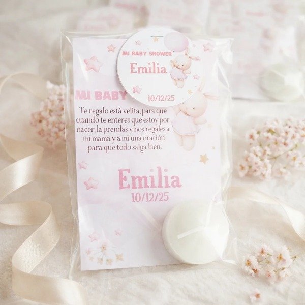 Producto - Souvenirs Babyshower velita de noche - 3