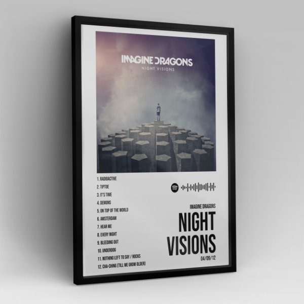 Producto - Cuadro Álbum Imagine Dragons Night Visions