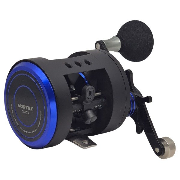 Producto - Reel Rotativo CASTER Vortex 307 Manija Fuerza 7 Rulemanes 5.6:1