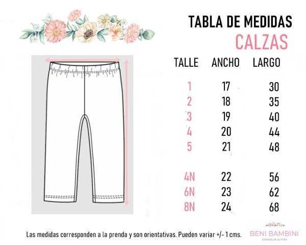 Producto - tabla de medidas - 4