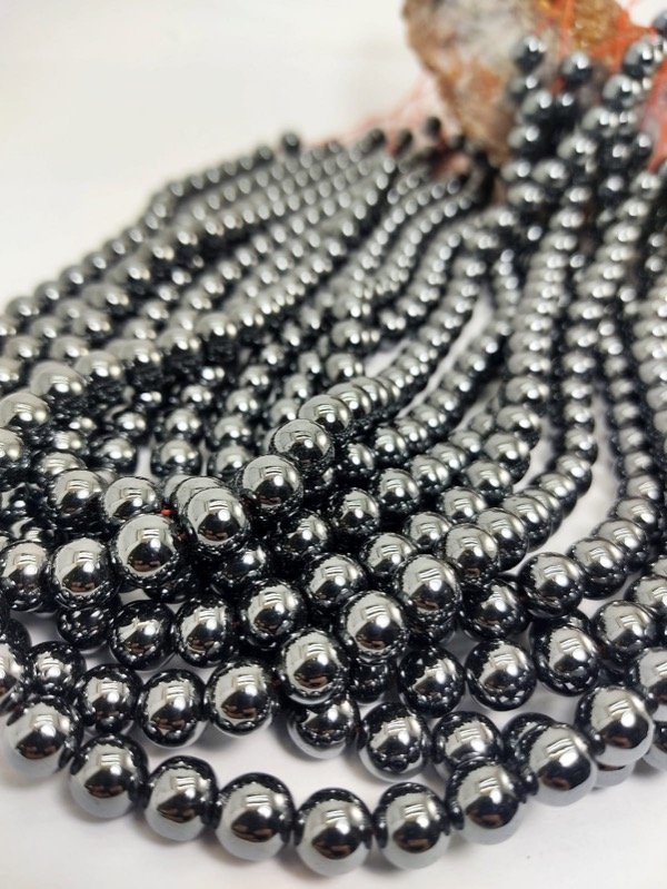 Producto - Tiras de Bolitas de Hematite de 8mm