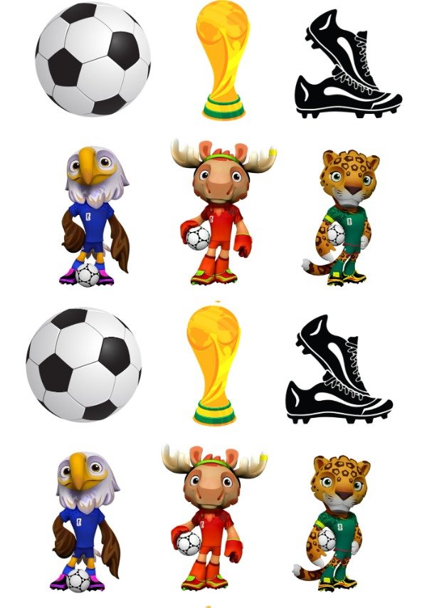 Producto - STICKERS MUNDIAL FORMA X 12