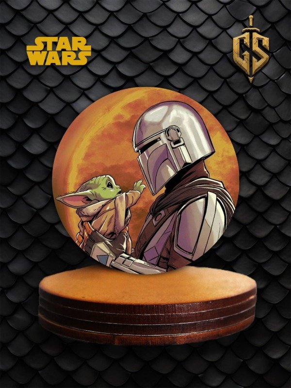 Producto - Posavasos Mando y Grogu 2 - Star Wars