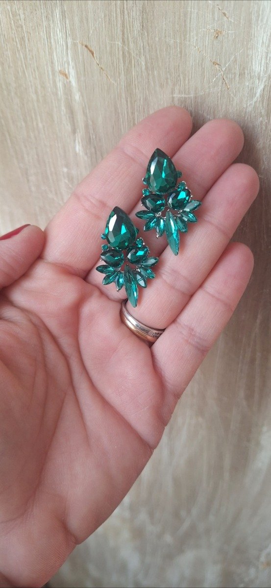 Producto - Aros pasantes Gema Verde - 0