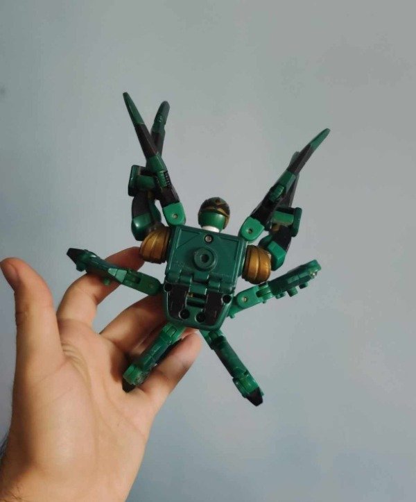 Producto - Green Samurai Warrior Triple Zord Morphin (Ninja Storm) - 5