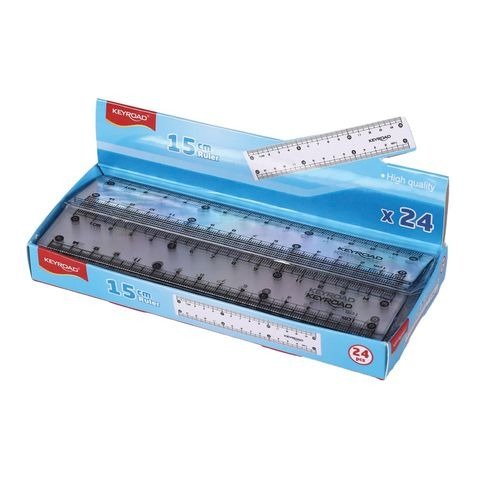 Producto - REGLA 15CM ACRILICA X UNIDAD KEYROAD