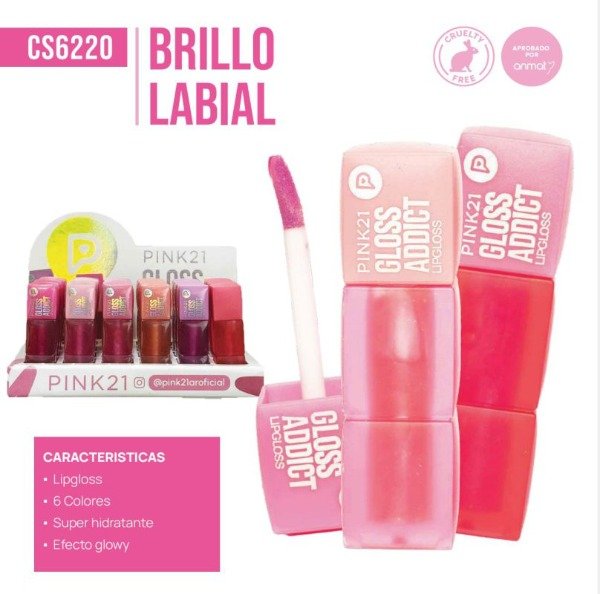 Producto - LIPGLOSS GLOSS ADICT - PINK 21