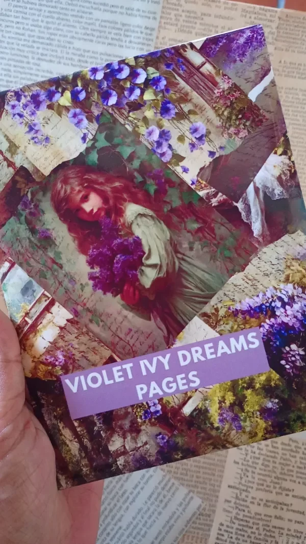 Producto - Set de papeles decorativos Violet My dreams page