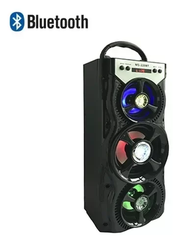 Producto - Parlante Portátil Recargable Bluetooth MODELO MS-220BT - MULTIMEDIA